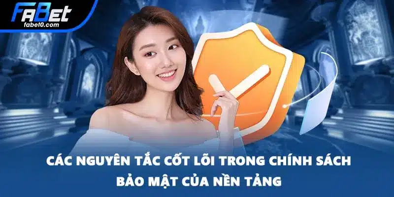 Các nguyên tắc cốt lõi trong chính sách bảo mật của nền tảng
